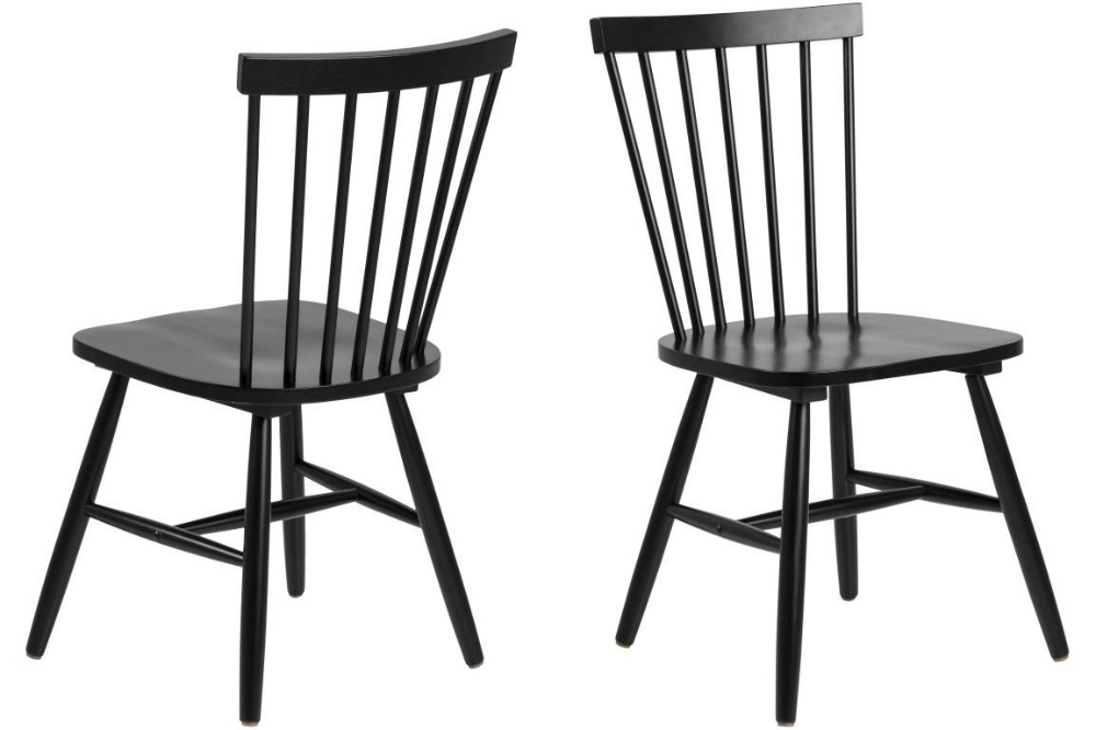 Dkton 23629 Dizajnová jedálenska stolička Neri, čierna